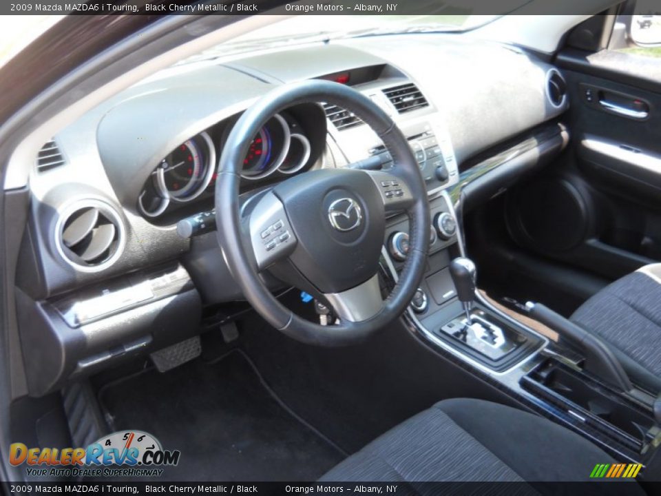2009 Mazda MAZDA6 i Touring Black Cherry Metallic / Black Photo #11