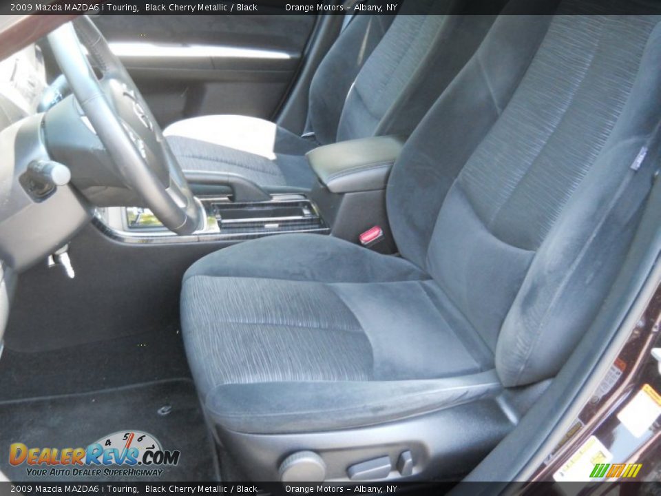 2009 Mazda MAZDA6 i Touring Black Cherry Metallic / Black Photo #12