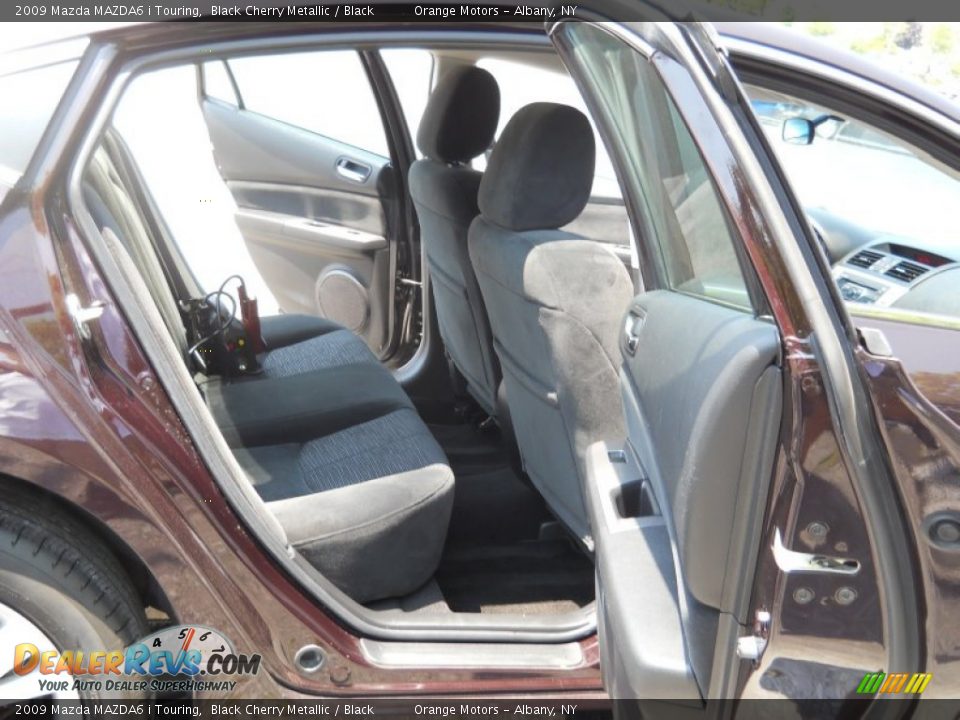 2009 Mazda MAZDA6 i Touring Black Cherry Metallic / Black Photo #16