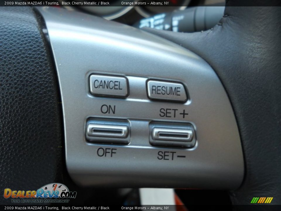 2009 Mazda MAZDA6 i Touring Black Cherry Metallic / Black Photo #23