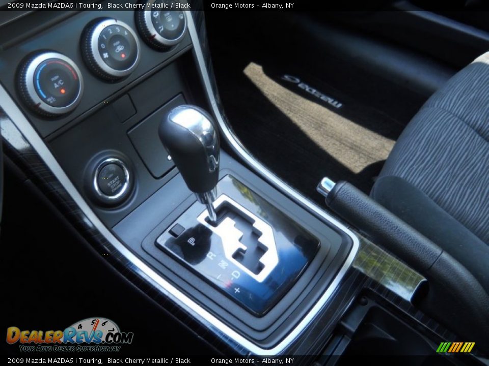 2009 Mazda MAZDA6 i Touring Black Cherry Metallic / Black Photo #28