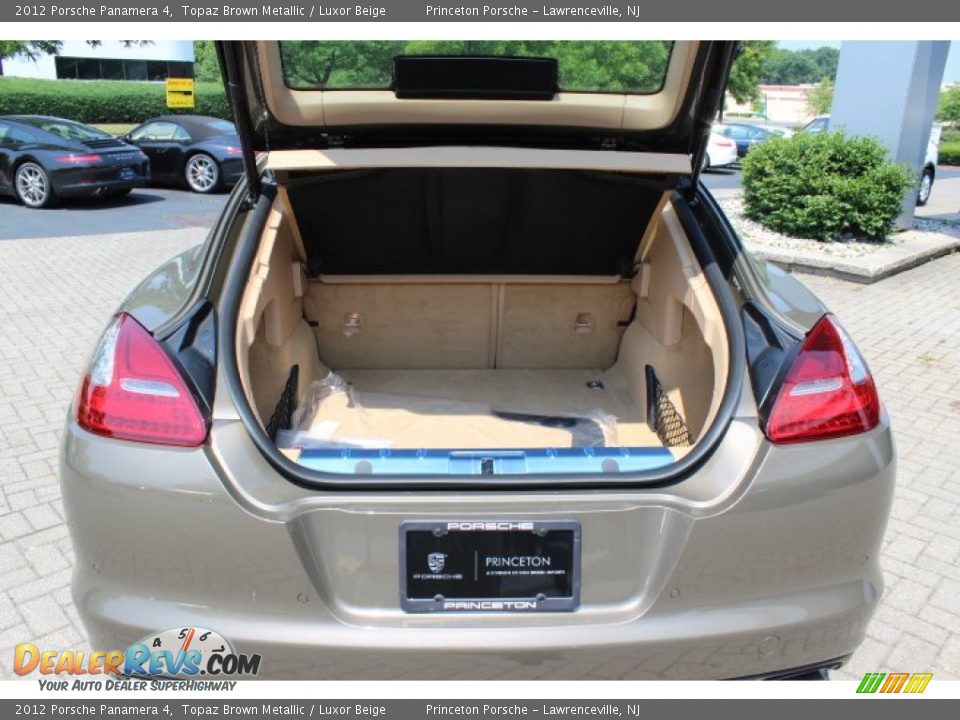 2012 Porsche Panamera 4 Topaz Brown Metallic / Luxor Beige Photo #22