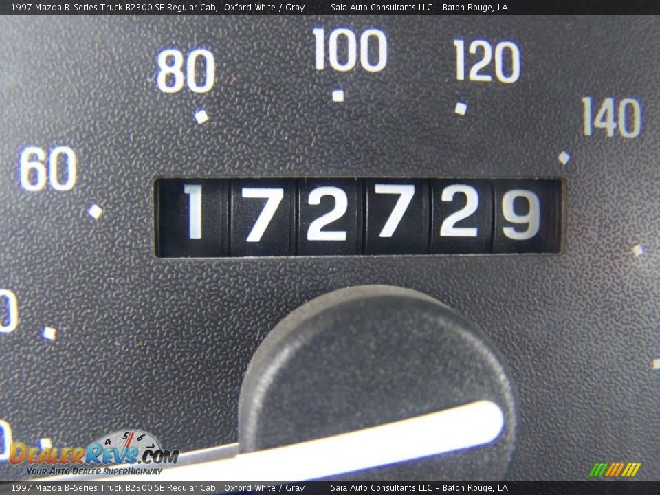 1997 Mazda B-Series Truck B2300 SE Regular Cab Oxford White / Gray Photo #13