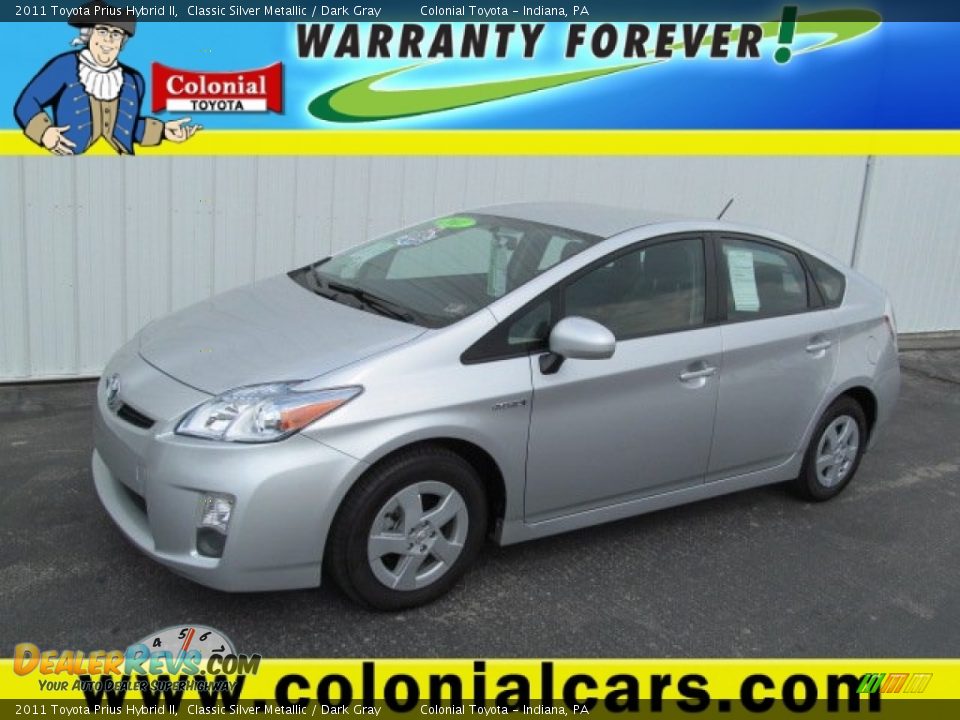 2011 Toyota Prius Hybrid II Classic Silver Metallic / Dark Gray Photo #1