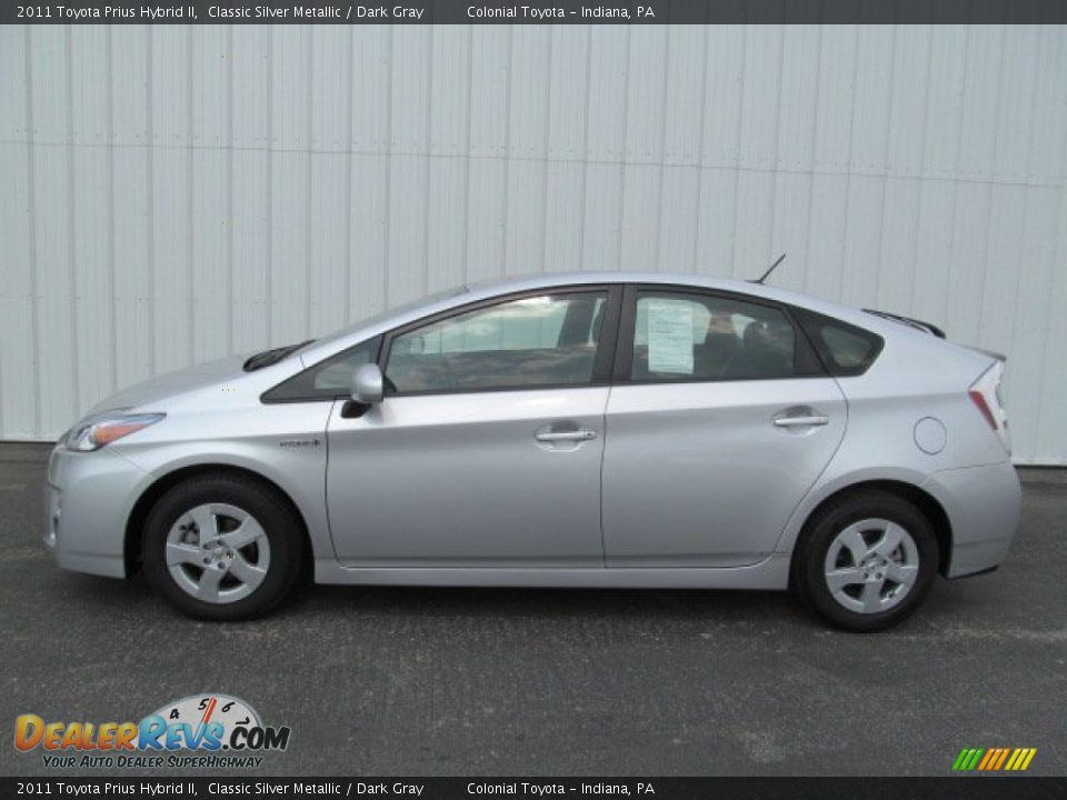 2011 Toyota Prius Hybrid II Classic Silver Metallic / Dark Gray Photo #2