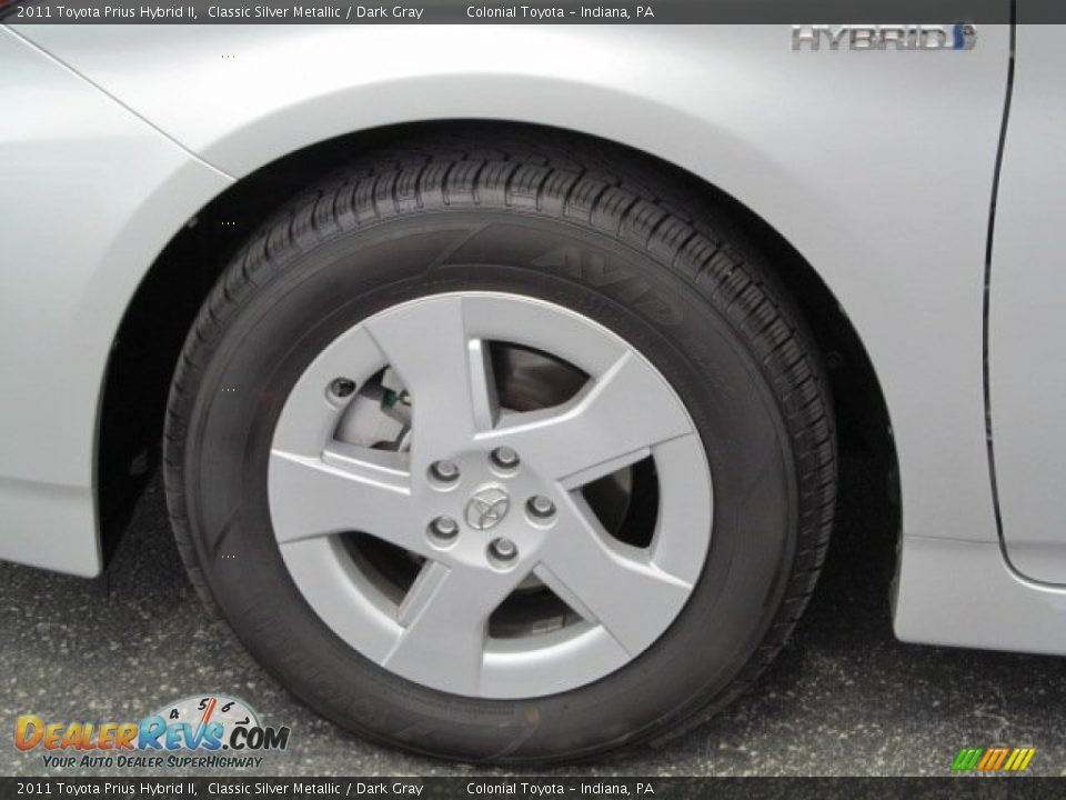 2011 Toyota Prius Hybrid II Classic Silver Metallic / Dark Gray Photo #3