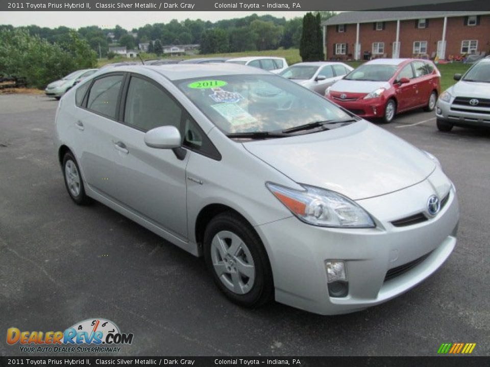 2011 Toyota Prius Hybrid II Classic Silver Metallic / Dark Gray Photo #5