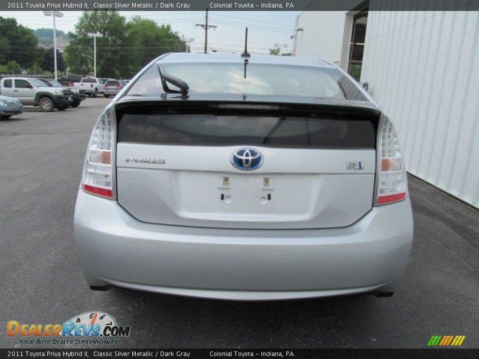 2011 Toyota Prius Hybrid II Classic Silver Metallic / Dark Gray Photo #7