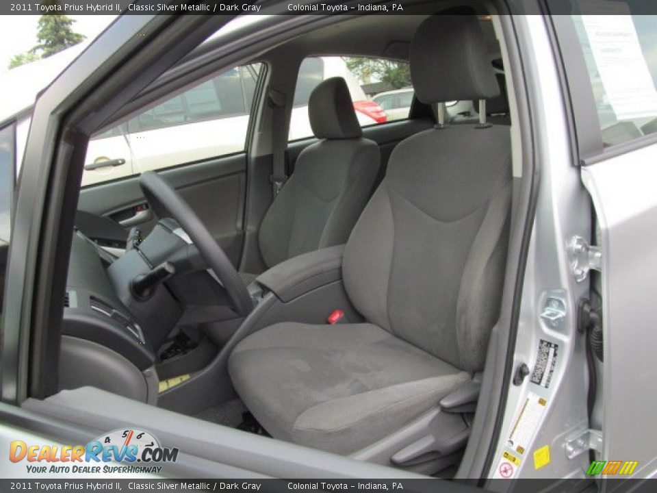 2011 Toyota Prius Hybrid II Classic Silver Metallic / Dark Gray Photo #10