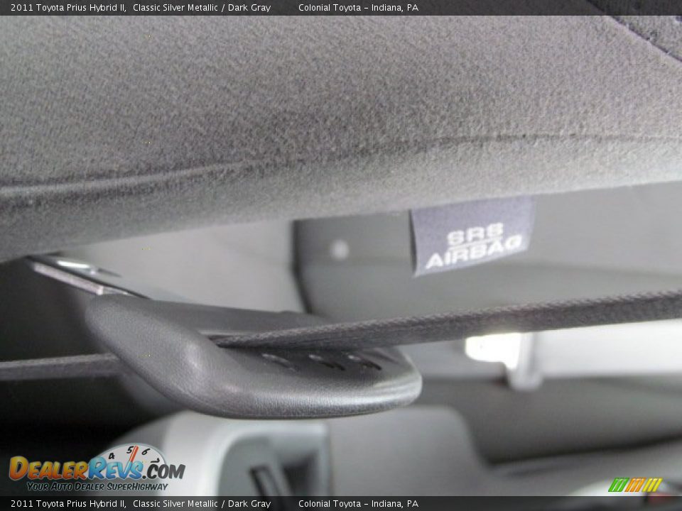 2011 Toyota Prius Hybrid II Classic Silver Metallic / Dark Gray Photo #13