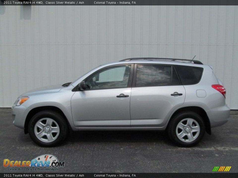 2011 Toyota RAV4 I4 4WD Classic Silver Metallic / Ash Photo #2