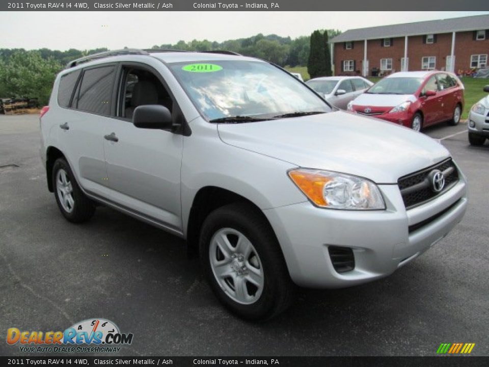 2011 Toyota RAV4 I4 4WD Classic Silver Metallic / Ash Photo #5