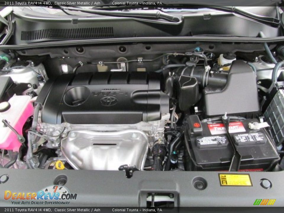 2011 Toyota RAV4 I4 4WD Classic Silver Metallic / Ash Photo #9
