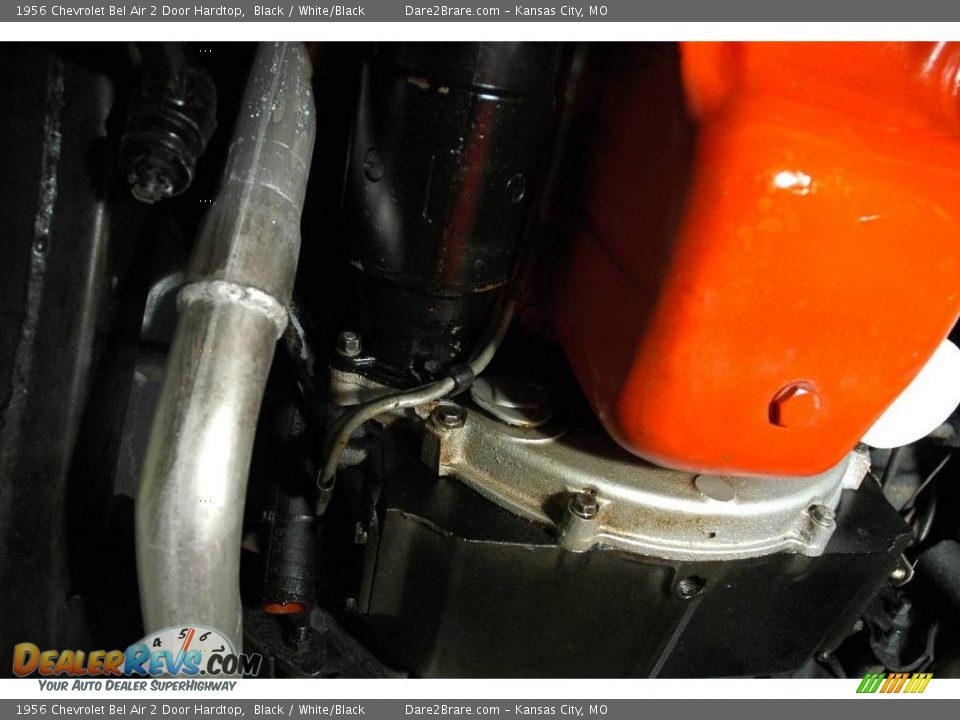 1956 Chevrolet Bel Air 2 Door Hardtop Black / White/Black Photo #35