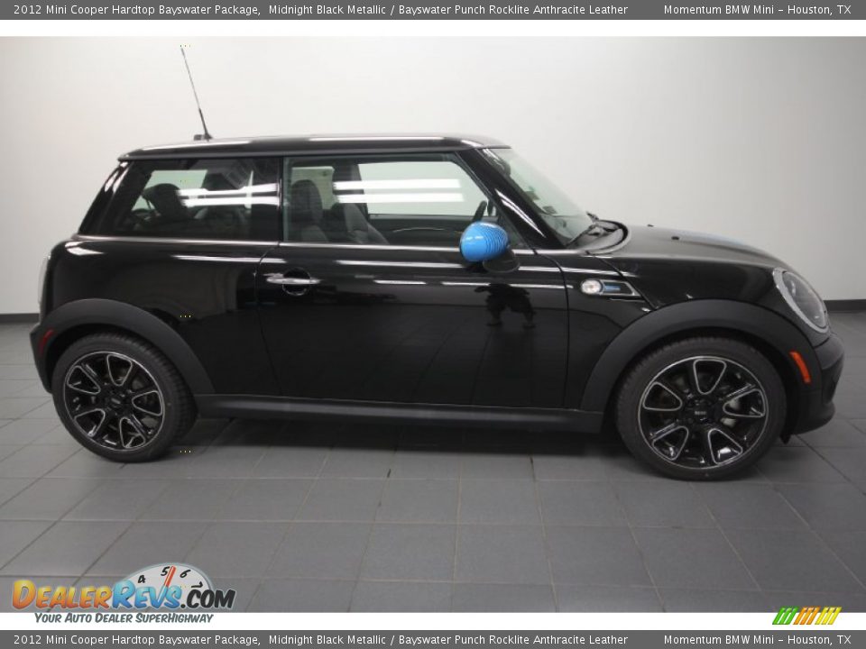 Midnight Black Metallic 2012 Mini Cooper Hardtop Bayswater Package Photo #2