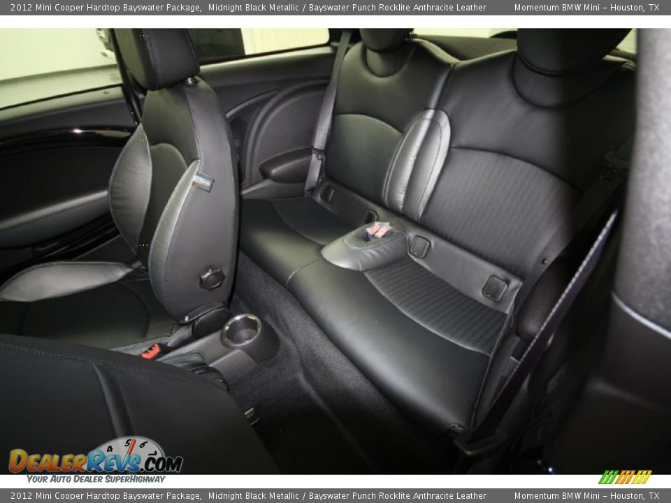 Bayswater Punch Rocklite Anthracite Leather Interior - 2012 Mini Cooper Hardtop Bayswater Package Photo #12