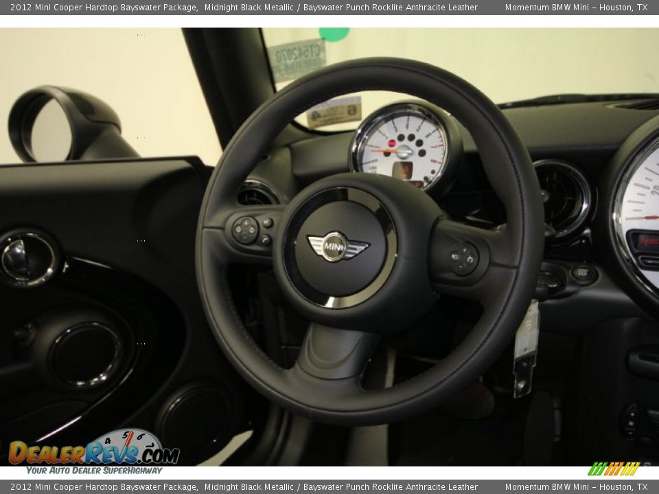 2012 Mini Cooper Hardtop Bayswater Package Steering Wheel Photo #23