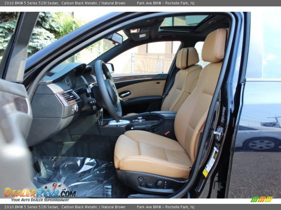 Natural Brown Interior - 2010 BMW 5 Series 528i Sedan Photo #11