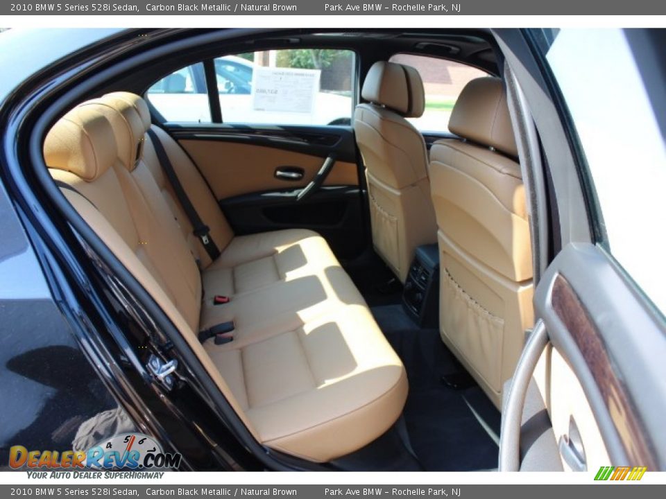 Rear Seat of 2010 BMW 5 Series 528i Sedan Photo #24