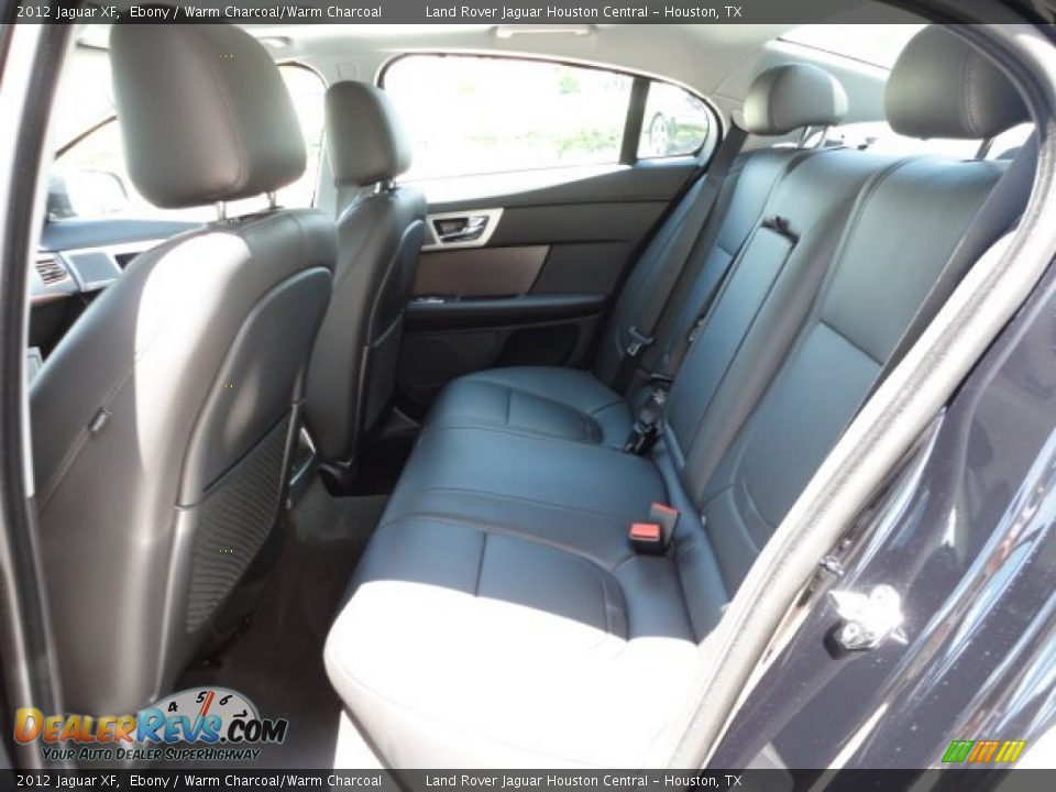 2012 Jaguar XF Ebony / Warm Charcoal/Warm Charcoal Photo #4