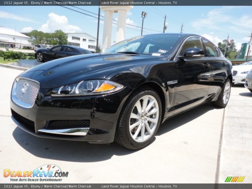 2012 Jaguar XF Ebony / Warm Charcoal/Warm Charcoal Photo #5