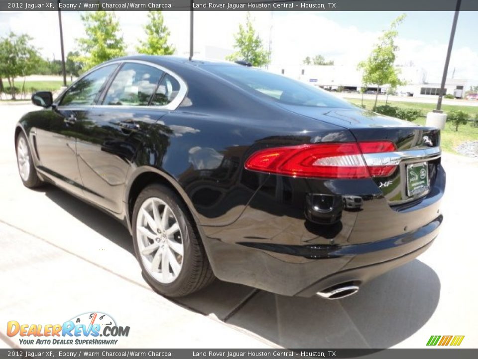 2012 Jaguar XF Ebony / Warm Charcoal/Warm Charcoal Photo #7