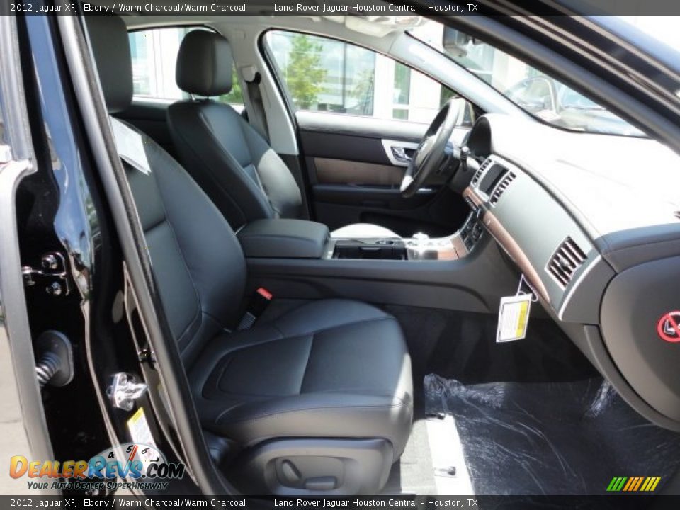 2012 Jaguar XF Ebony / Warm Charcoal/Warm Charcoal Photo #10