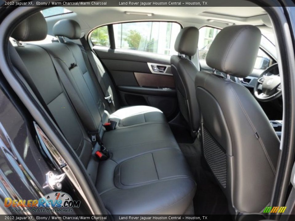 2012 Jaguar XF Ebony / Warm Charcoal/Warm Charcoal Photo #11