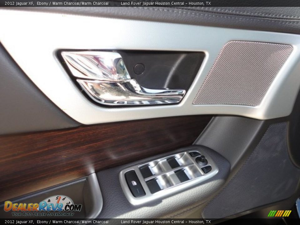 2012 Jaguar XF Ebony / Warm Charcoal/Warm Charcoal Photo #13