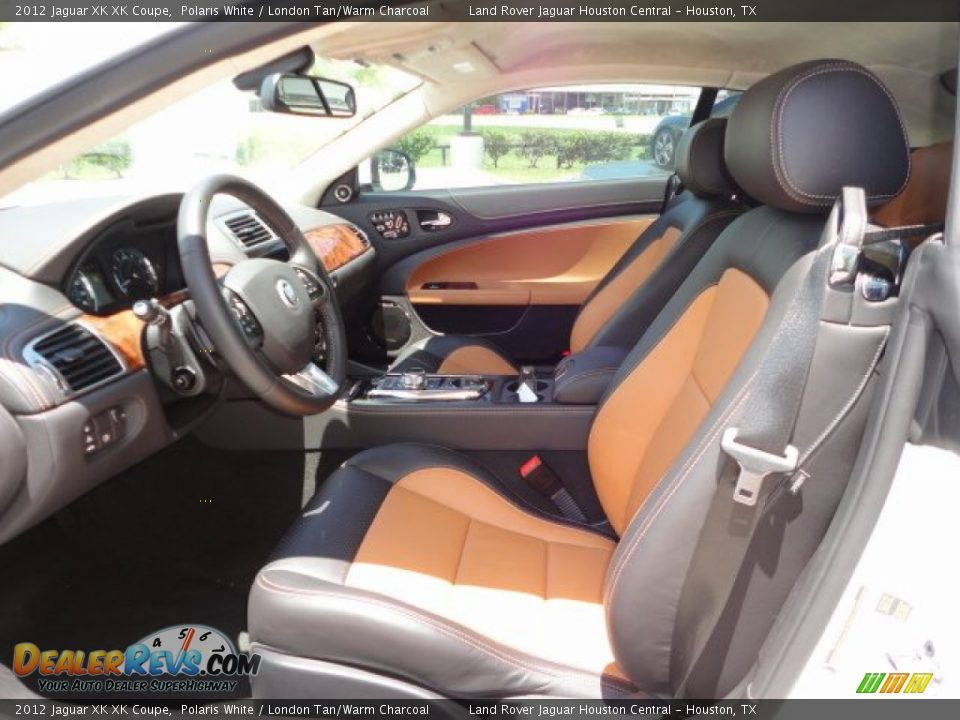London Tan/Warm Charcoal Interior - 2012 Jaguar XK XK Coupe Photo #2