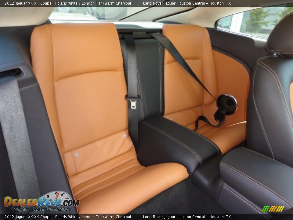 2012 Jaguar XK XK Coupe Polaris White / London Tan/Warm Charcoal Photo #4