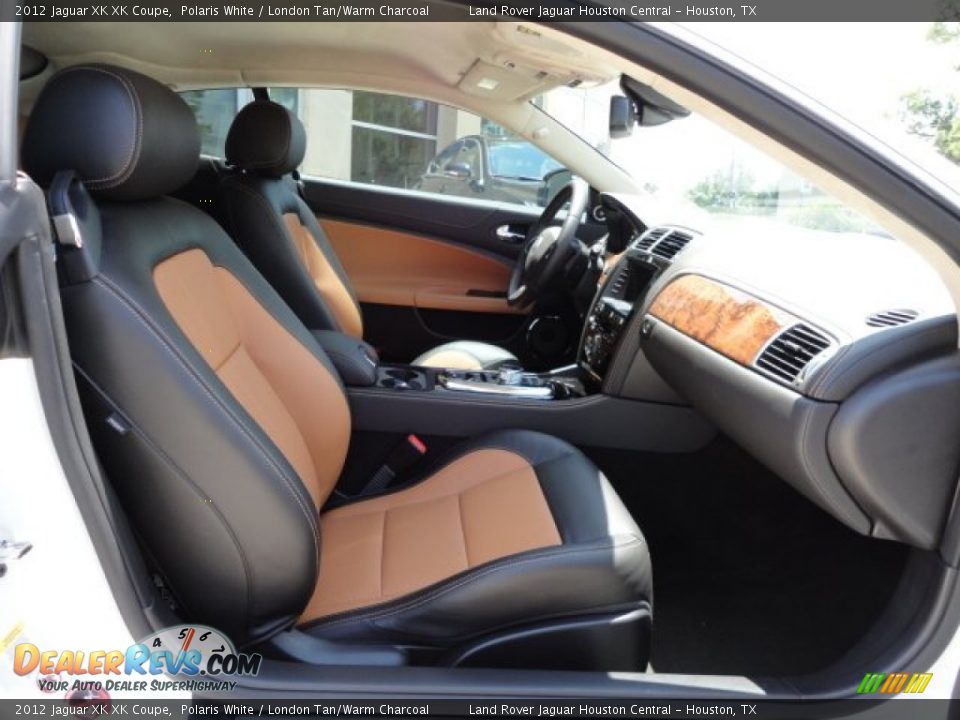 London Tan/Warm Charcoal Interior - 2012 Jaguar XK XK Coupe Photo #10