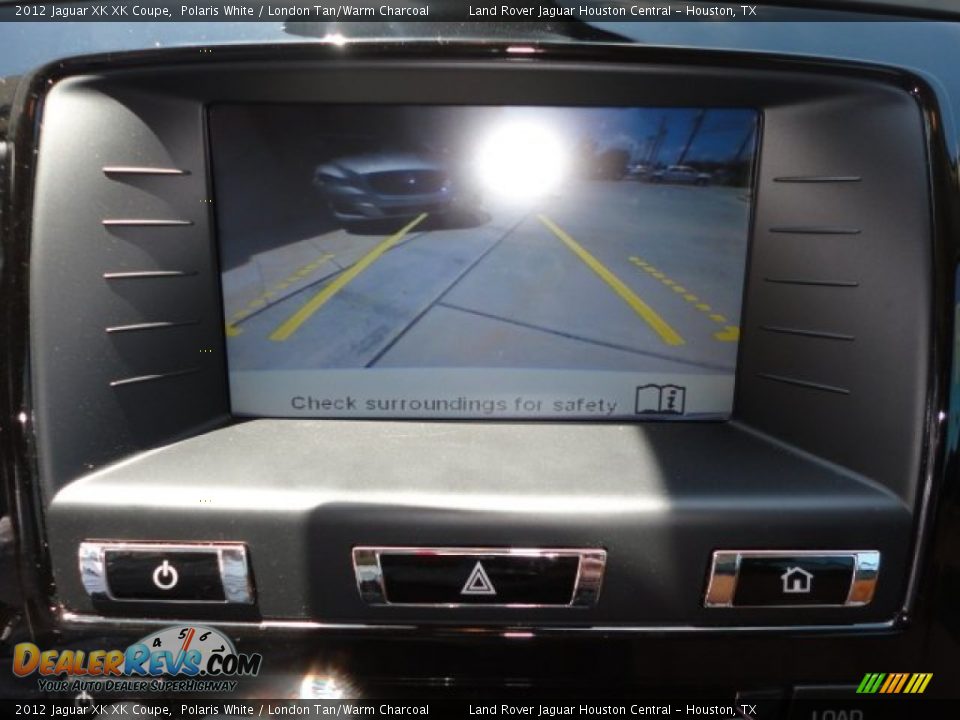 2012 Jaguar XK XK Coupe Polaris White / London Tan/Warm Charcoal Photo #12