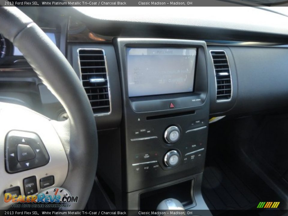 2013 Ford Flex SEL White Platinum Metallic Tri-Coat / Charcoal Black Photo #7