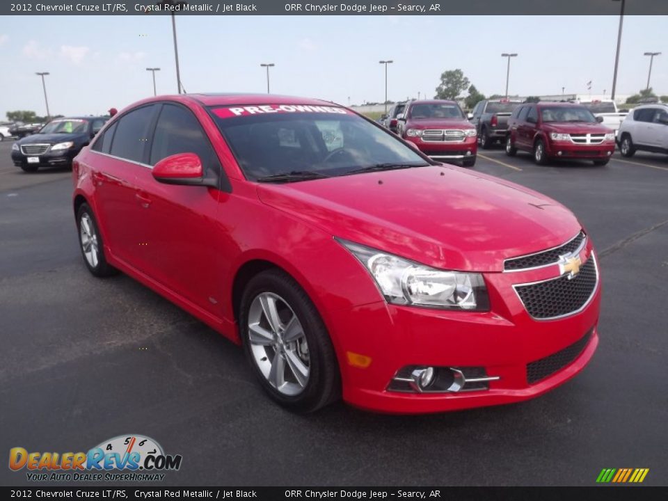 2012 Chevrolet Cruze LT/RS Crystal Red Metallic / Jet Black Photo #3