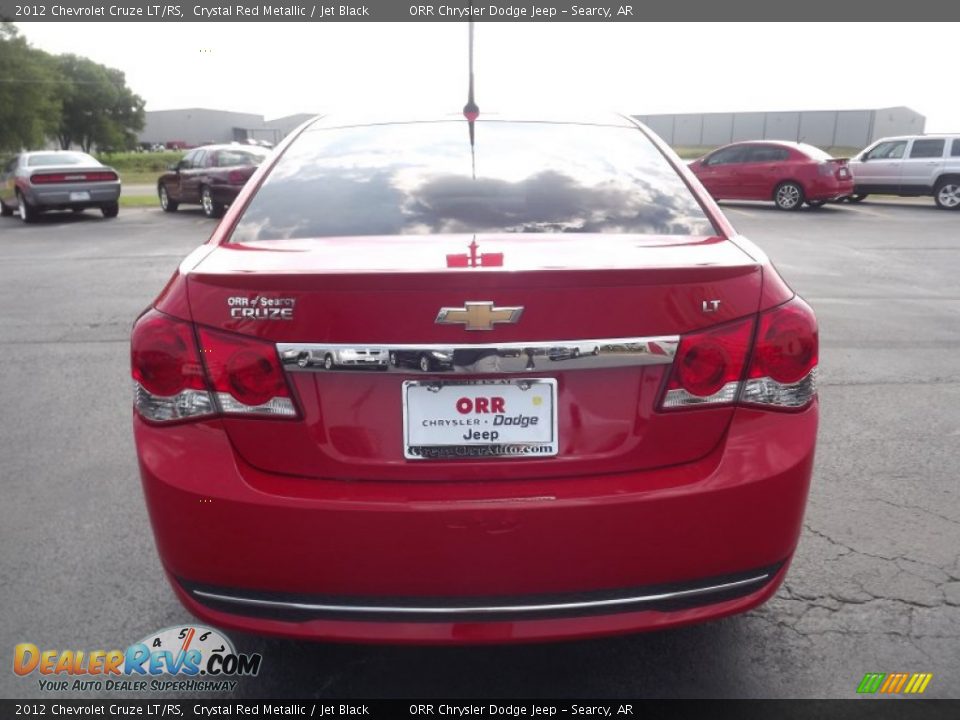 2012 Chevrolet Cruze LT/RS Crystal Red Metallic / Jet Black Photo #6