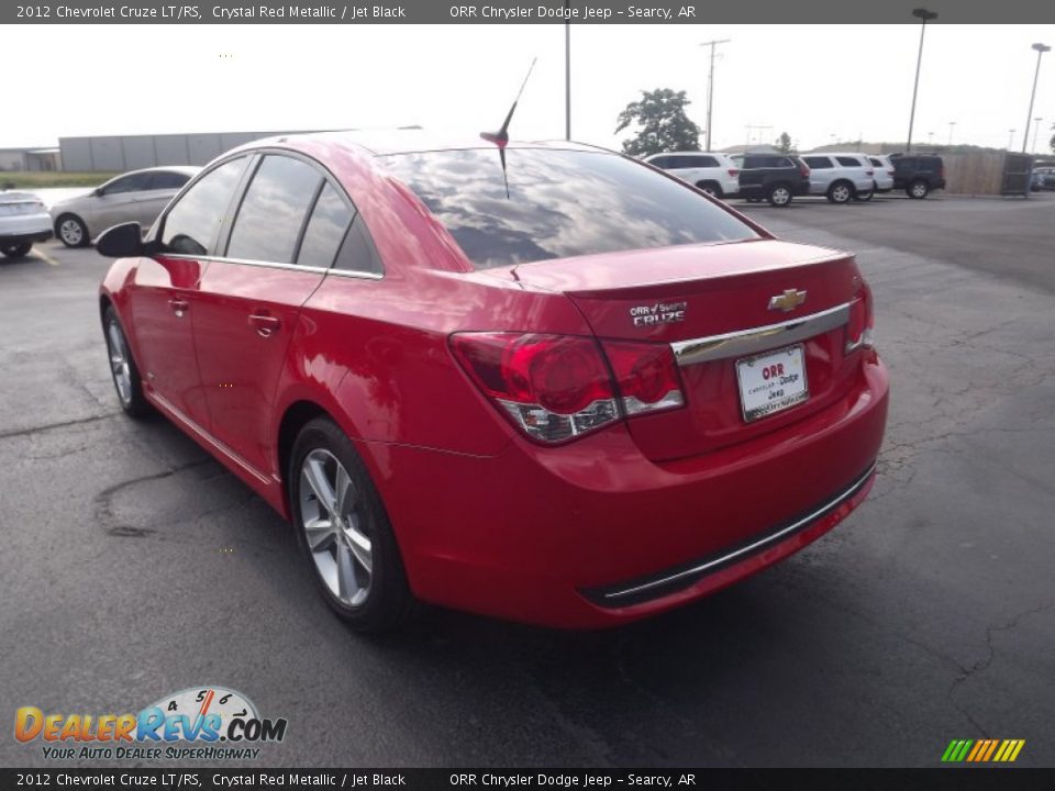 2012 Chevrolet Cruze LT/RS Crystal Red Metallic / Jet Black Photo #7