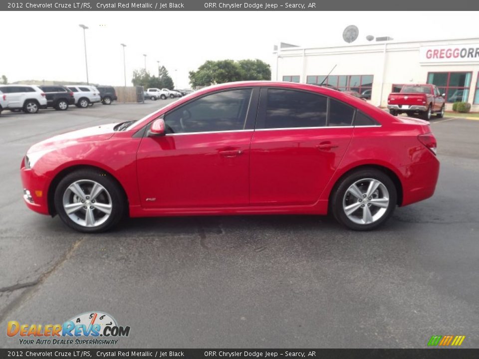 2012 Chevrolet Cruze LT/RS Crystal Red Metallic / Jet Black Photo #8