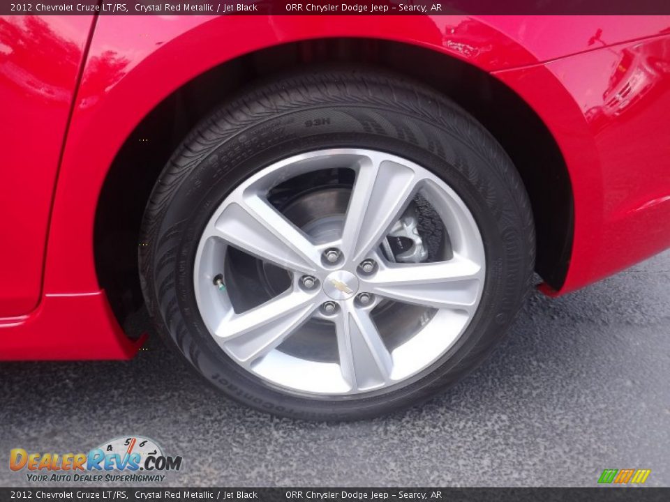 2012 Chevrolet Cruze LT/RS Crystal Red Metallic / Jet Black Photo #15