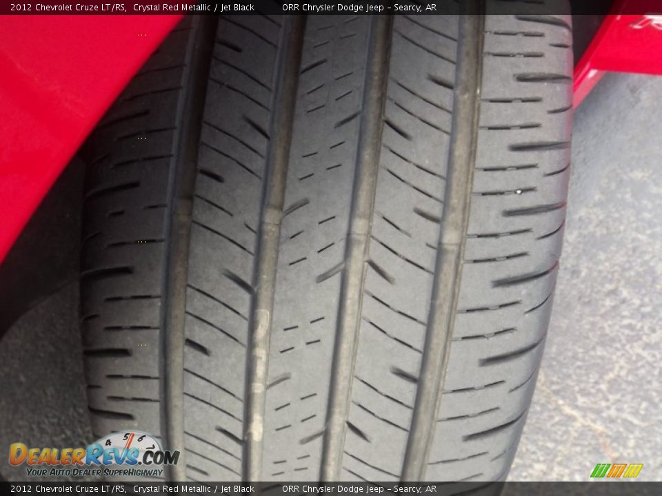 2012 Chevrolet Cruze LT/RS Crystal Red Metallic / Jet Black Photo #16