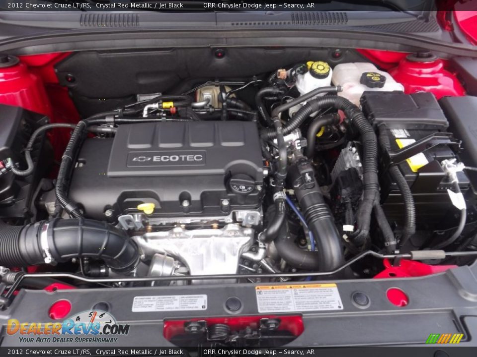 2012 Chevrolet Cruze LT/RS Crystal Red Metallic / Jet Black Photo #17