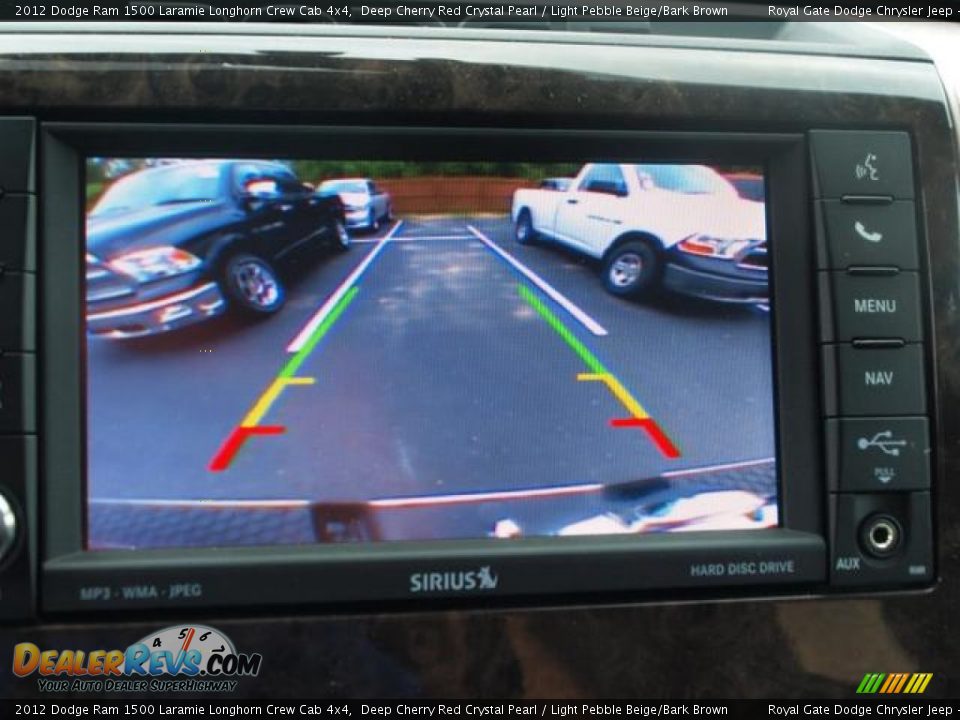 2012 Dodge Ram 1500 Laramie Longhorn Crew Cab 4x4 Deep Cherry Red Crystal Pearl / Light Pebble Beige/Bark Brown Photo #8