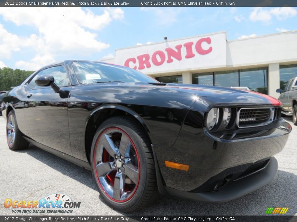 2012 Dodge Challenger Rallye Redline Pitch Black / Dark Slate Gray Photo #1