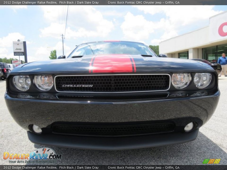 2012 Dodge Challenger Rallye Redline Pitch Black / Dark Slate Gray Photo #2