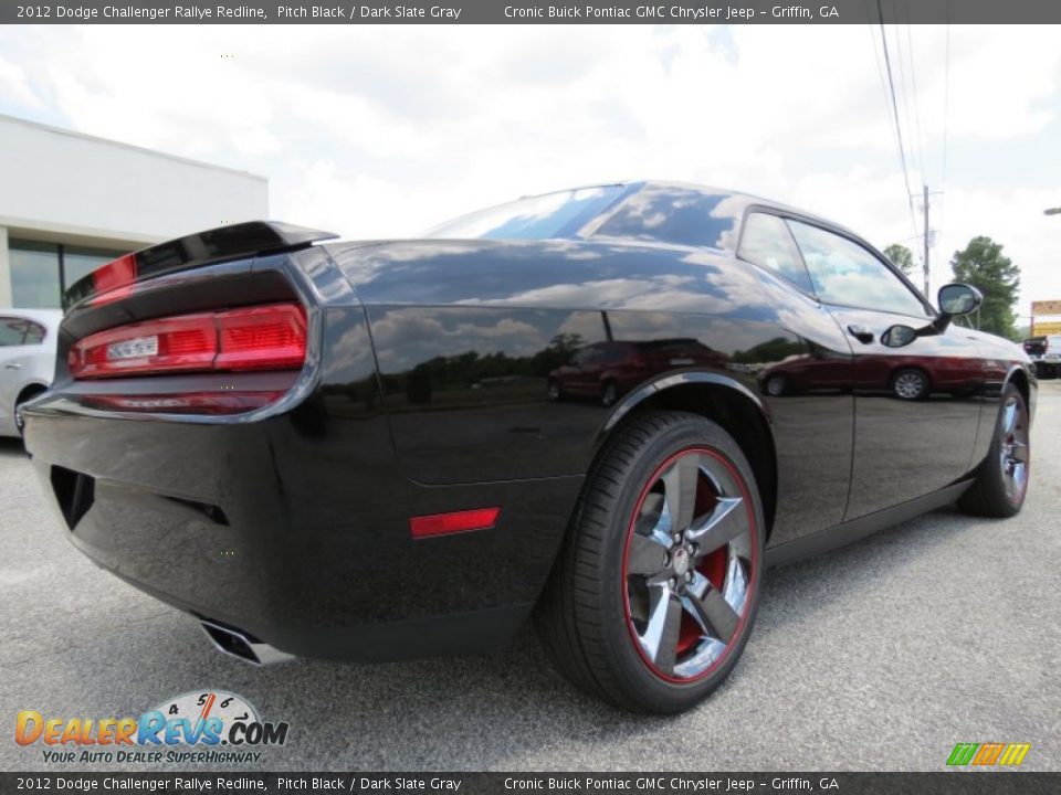 Pitch Black 2012 Dodge Challenger Rallye Redline Photo #7