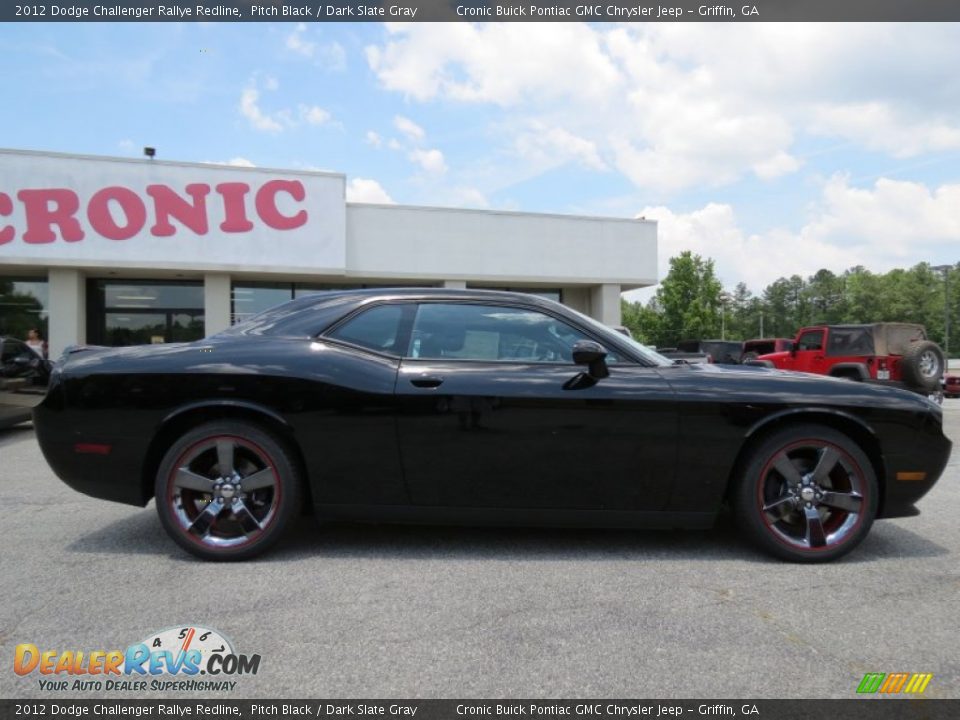 2012 Dodge Challenger Rallye Redline Pitch Black / Dark Slate Gray Photo #8