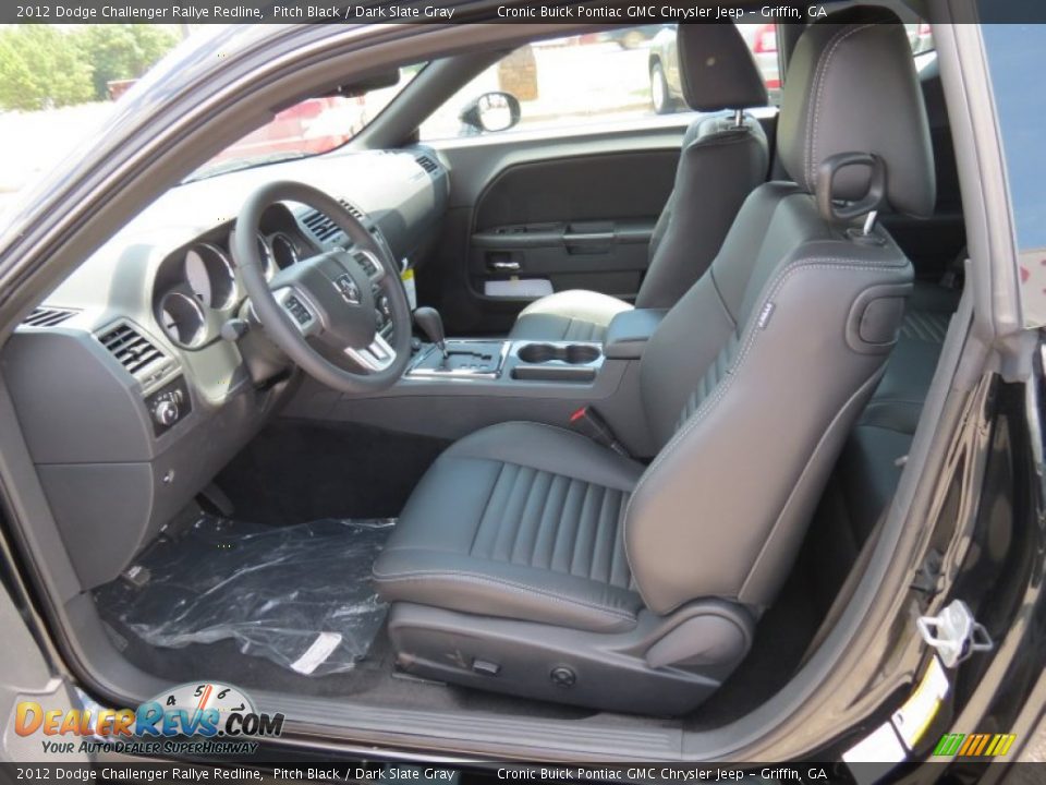 Dark Slate Gray Interior - 2012 Dodge Challenger Rallye Redline Photo #11