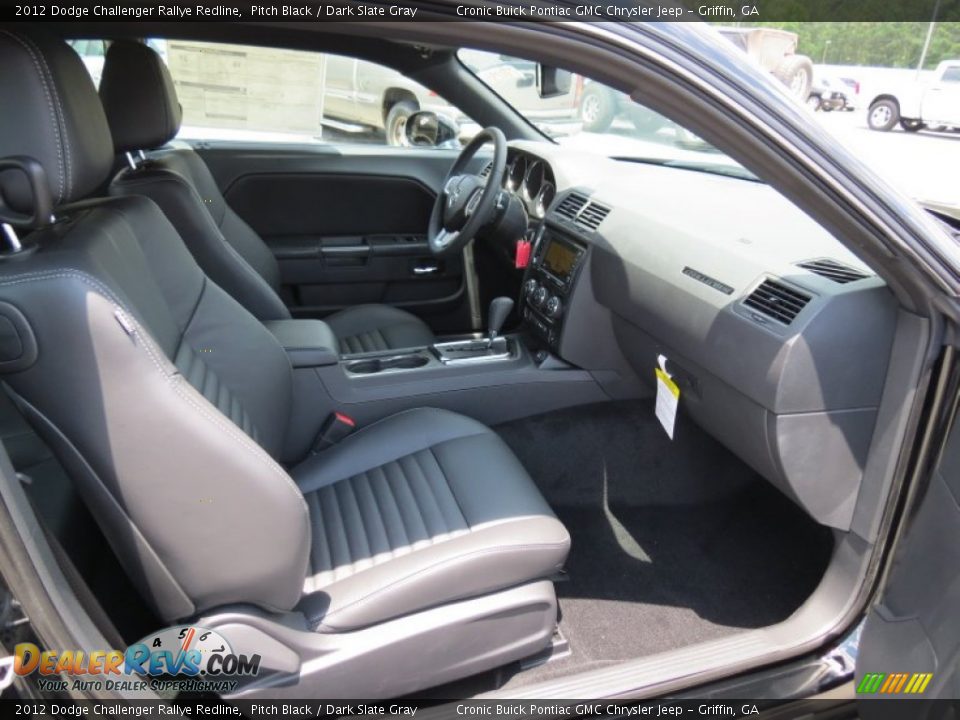 2012 Dodge Challenger Rallye Redline Pitch Black / Dark Slate Gray Photo #14