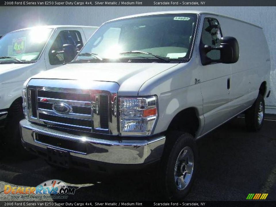 2008 Ford E Series Van E250 Super Duty Cargo 4x4 Silver Metallic / Medium Flint Photo #1