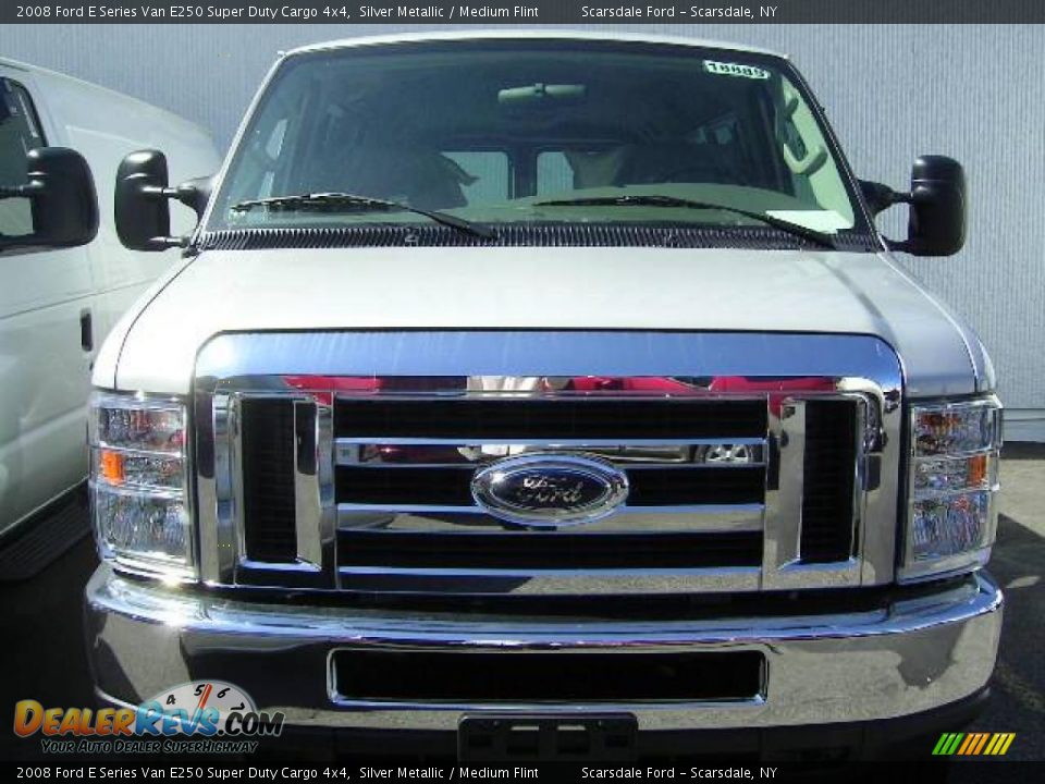 2008 Ford E Series Van E250 Super Duty Cargo 4x4 Silver Metallic / Medium Flint Photo #2